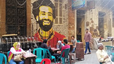 مقاهي وسط البلد خالية من المشاهدين في مباراة الكونغو وأوغندا (صور)