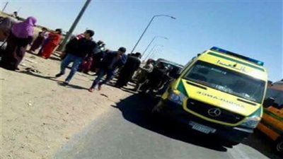 إصابة 6 في حادث تصادم ببلبيس