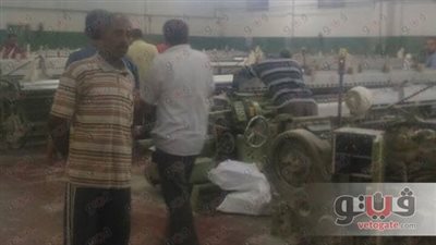 بالصور.. انتظام العمل خلال الوردية المسائية بشركة غزل المحلة