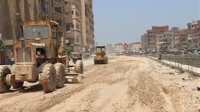 جهاز مدينة دمياط الجديدة ينفذ أعمال رصف ورفع كفاءة الأحياء