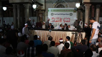 بالصور.. ٢٥ متسابقا في التصفيات النهائية لـ«أندى الأصوات» بالأزهر