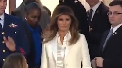 استقبال حافل لزوجة ترامب لحظة دخولها الكونجرس (فيديو)
