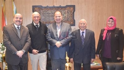 محافظ الفيوم يبحث التعاون مع مدير البرنامج الأوروبي المشترك للتنمية الريفية