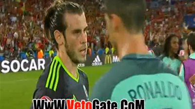 بالفيديو.. عناق حار بين «رونالدو» وجاريث بيل عقب تأهل البرتغال