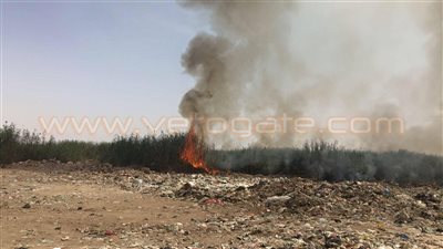 بالصور.. السيطرة على حريق بمنطقة «الحلوس» في الإسماعيلية