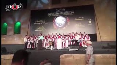 الفرقة القبطية تبدع في قصيدة «أنا الإنسان» على مسرح القلعة (فيديو)