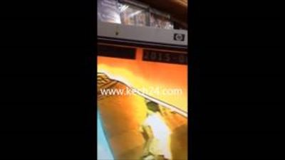 بالفيديو.. لحظة سرقة «لاب توب» على طريقة «اخطف واجري»