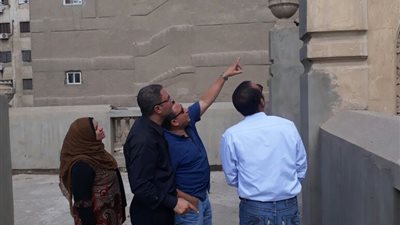 مساعد وزير الآثار يتفقد قصر الشناوي في المنصورة