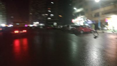 هطول أمطار غزيرة على الإسكندرية