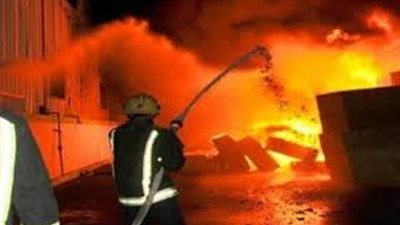 السيطرة على حريق داخل شركة للزيوت والصابون بشبرا الخيمة