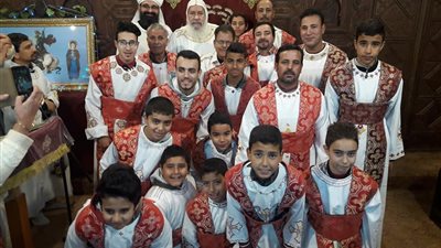 22 صورة ترصد ترأس الأنبا شاروبيم صلاة القداس بعيد «صعود العذراء للسماء»