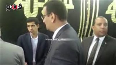 علي الحجار ووزير الاتصالات في عزاء رفعت السعيد