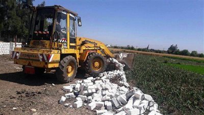 تنفيذ 59 قرار إزالة على الرقعة الزراعية بالشرقية (صور)