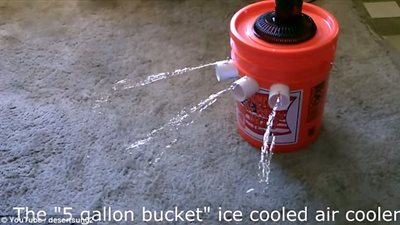 بالفيديو والصور.. أسهل طريقة لصنع تكييف بالمنزل من أبسط الخامات في 5 دقائق