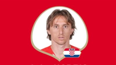 لوكا مودريتش أفضل لاعب في لقاء كرواتيا ونيجيريا