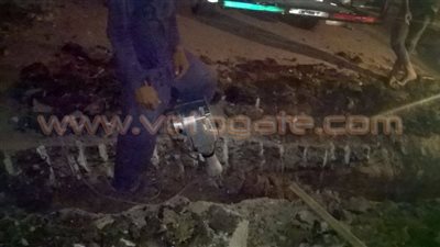 بالصور.. أعمال حفر ليلية لإدخال خطوط مياه لعقارات مخالفة بالعمرانية