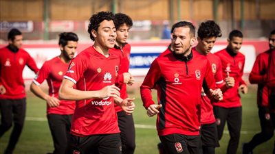 الأهلي يخوض مرانه الأخير صباح غد قبل السفر للمغرب