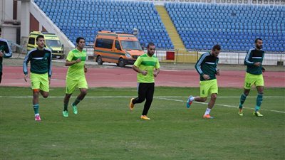 الاتحاد السكندري يتدرب على فترتين ببرج العرب