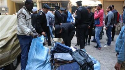 حملة لرفع الإشغالات بمركز المراغة في سوهاج