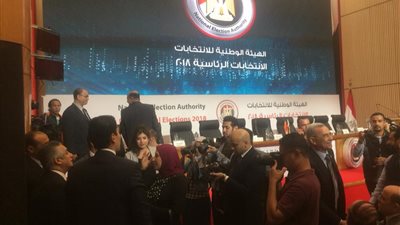 الاستعدادات النهائية لمؤتمر إعلان نتيجة الانتخابات الرئاسية (صور)