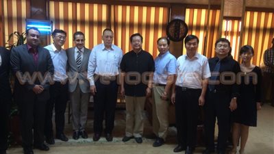 بالصور.. رئيس جامعة قناة السويس يستقبل نائب وزير التعليم العالي الصيني