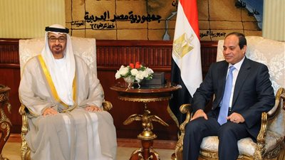 محمد بن زايد آل نهيان يهنئ السيسي بفوزه في الانتخابات الرئاسية