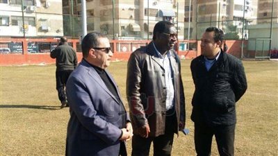 وفد سفارة زامبيا يزور ستاد بورسعيد قبل مباراة جرين بافلوز
