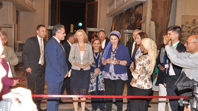 افتتاح معرض «150 عاما من الزيارات الملكية البلجيكية» بالمتحف المصري