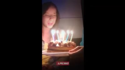 بالفيديو.. عيد ميلاد «حسناء» يتحول إلى حادث مروع