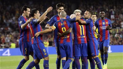 ميسي والحدادي في هجوم برشلونة أمام ليجانيس وسواريز احتياطي