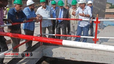 رئيس المقاولون العرب يتفقد توسعات محطة صرف الأميرية