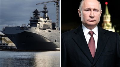 روسيا تطلق سفينة حربية جديدة من المياه البريطانية (صورة)