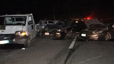 بالأسماء.. إصابة 4 أفراد شرطة في حادت تصادم بنويبع