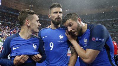 فرنسا تهاجم ألمانيا بـ«جريزمان وجيرو» في نصف نهائي «يورو 2016»