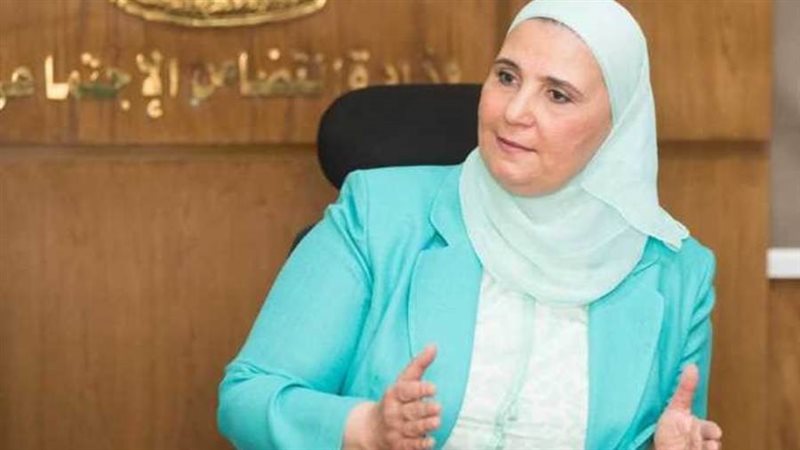 وزيرة التضامن نيفين