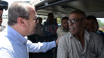 محافظ دمياط: غرامات مالية على مخالفي تعريفة الركوب (صور)