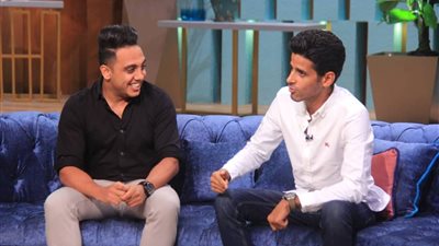 تحدٍ جديد لـ «حمدى المرغنى وأوس أوس» في «معكم منى الشاذلي» (صور)