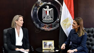 سحر نصر تبحث مع سفيرة الدنمارك ترتيبات منحة توليد الطاقة