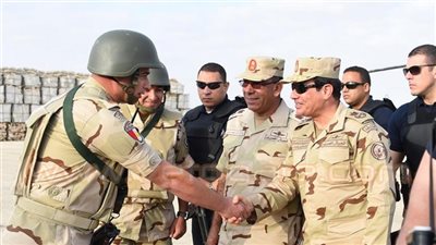 «حماة الوطن» عن زيارة الرئيس لسيناء: لن نفرط في أرض مصر