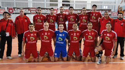 الأهلى يلتقى الشبيبة فى نصف نهائى البطولة العربية للطائرة