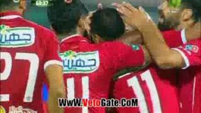 وليد سليمان يحرز الهدف الثاني للأهلي في الداخلية