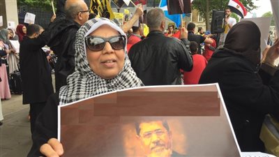 مظاهرة للإرهابية في لندن