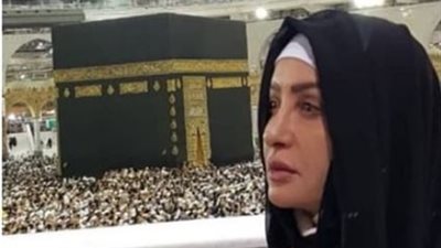 أول صورة لـ«لطيفة» من الحرم المكي خلال تأديتها العمرة