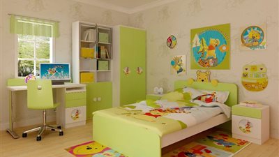 بالصور.. أحدث تصميمات غرف نوم الأطفال