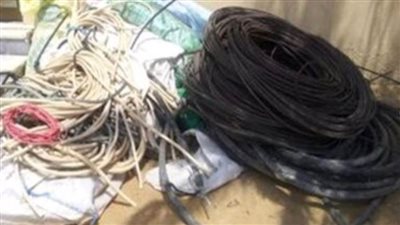 سرقة كابلات كهربائية من إحدى محطات معالجة مياه الصرف الصحي بالعجمي