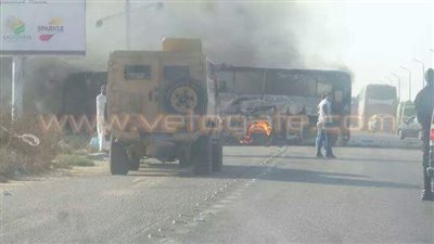 بالفيديو والصور.. مدير أمن مطروح يكشف تفاصيل حادث تصادم سيارة ملاكي بأتوبيس