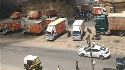 حريق في مخزن شيبسي بدمياط