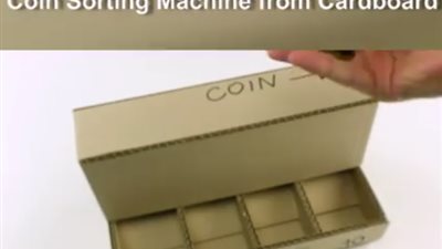 بالفيديو.. طريقة صنع آلة لفصل العملات حسب قيمتها بالمنزل