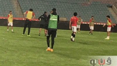 بالصور.. تدريب «حماسي» للمنتخب الوطني قبل لقاء تونس