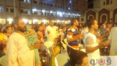 بالصور.. الأنبا يوأنس يلقي عظة احتفالات العذراء في أسيوط